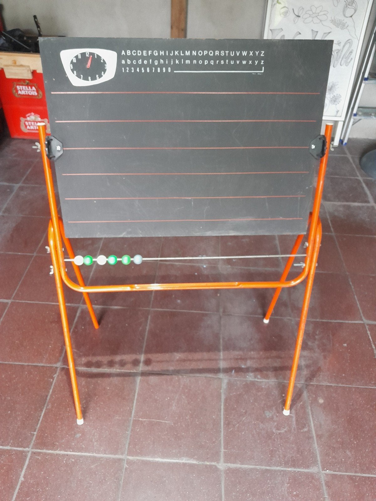 oud schoolbord, Enlèvement