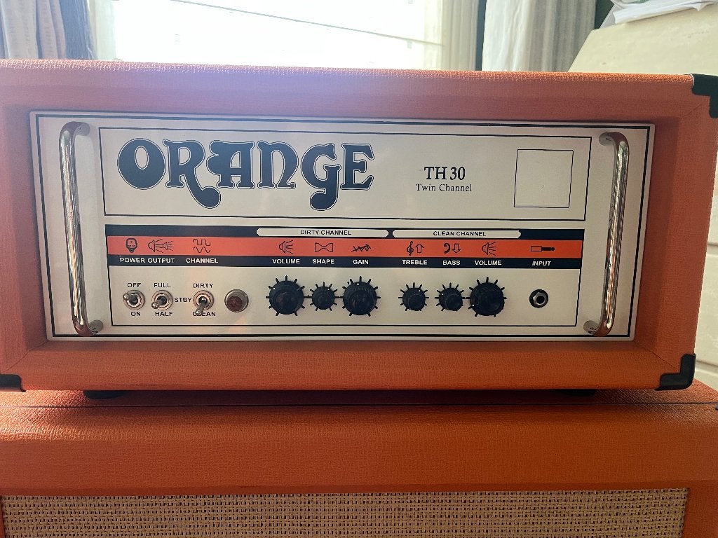 Orange TH 30 twin channel + Orange cab 2x12, Muziek en Instrumenten, Ophalen, Zo goed als nieuw, Gitaar, Minder dan 50 watt