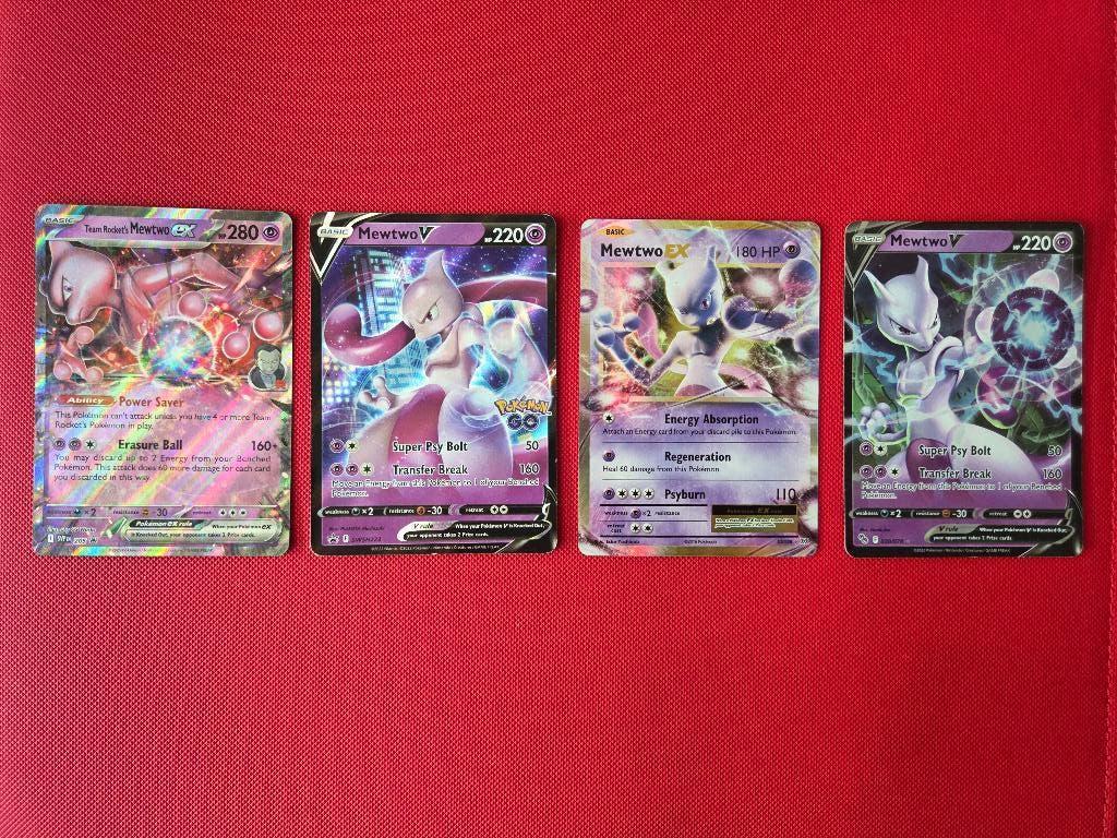 Mewtwo lot Pokémon kaarten, Ophalen of Verzenden