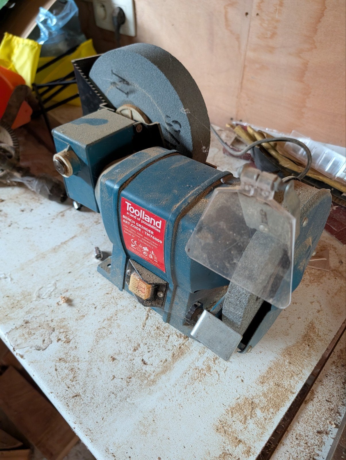 slijpmachine Toolland, Enlèvement, Utilisé, Moins de 700 watts, Banc de travail
