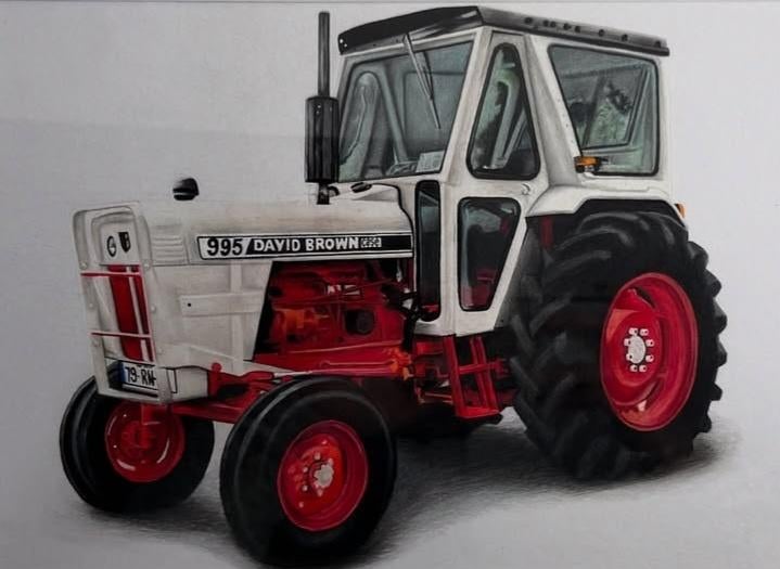 Cherche david brown 990 ou 995 avec papiers, Ophalen