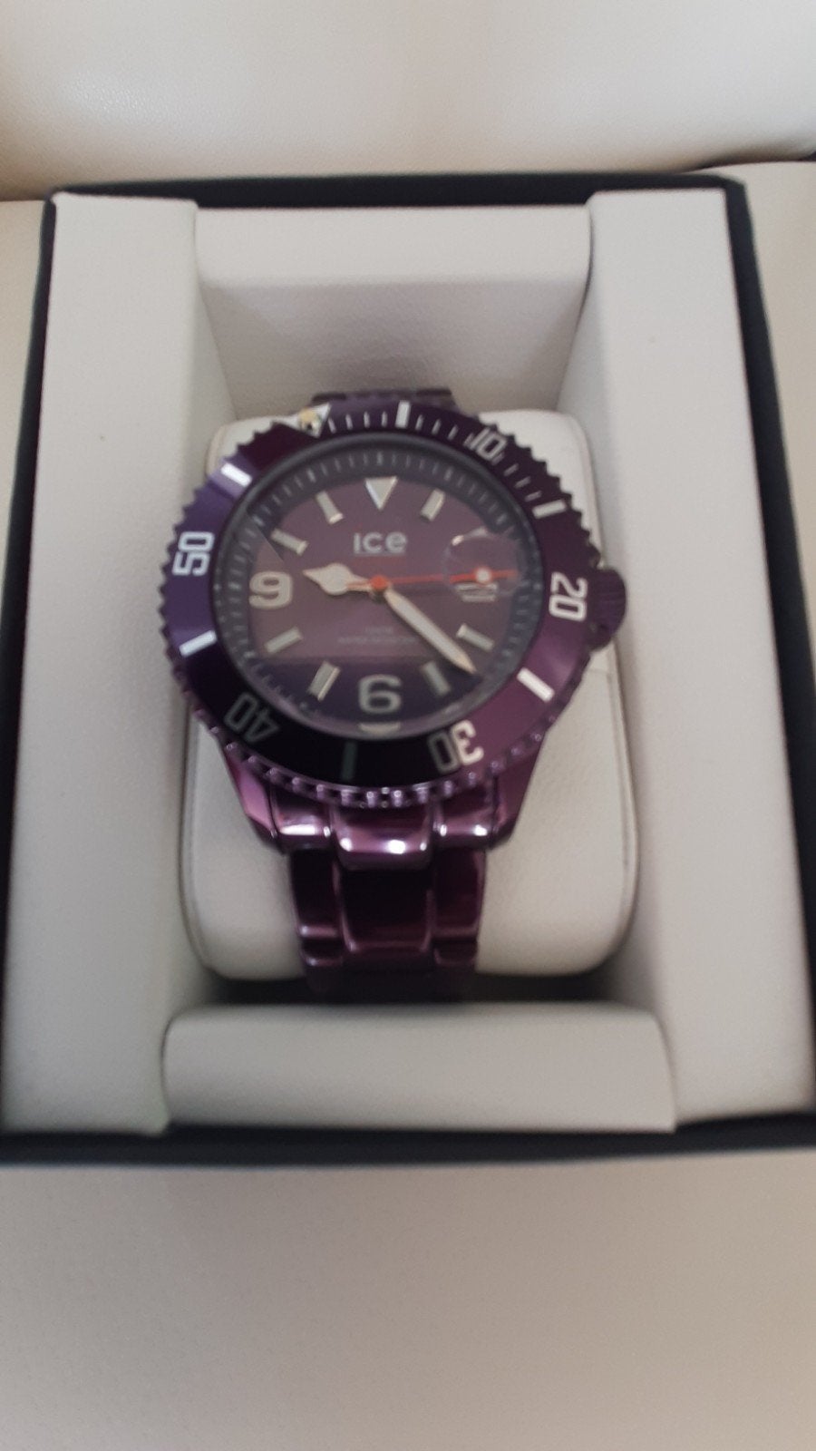 Belle montre Ice Swatch couleur bordeaux, Enlèvement ou Envoi, Swatch