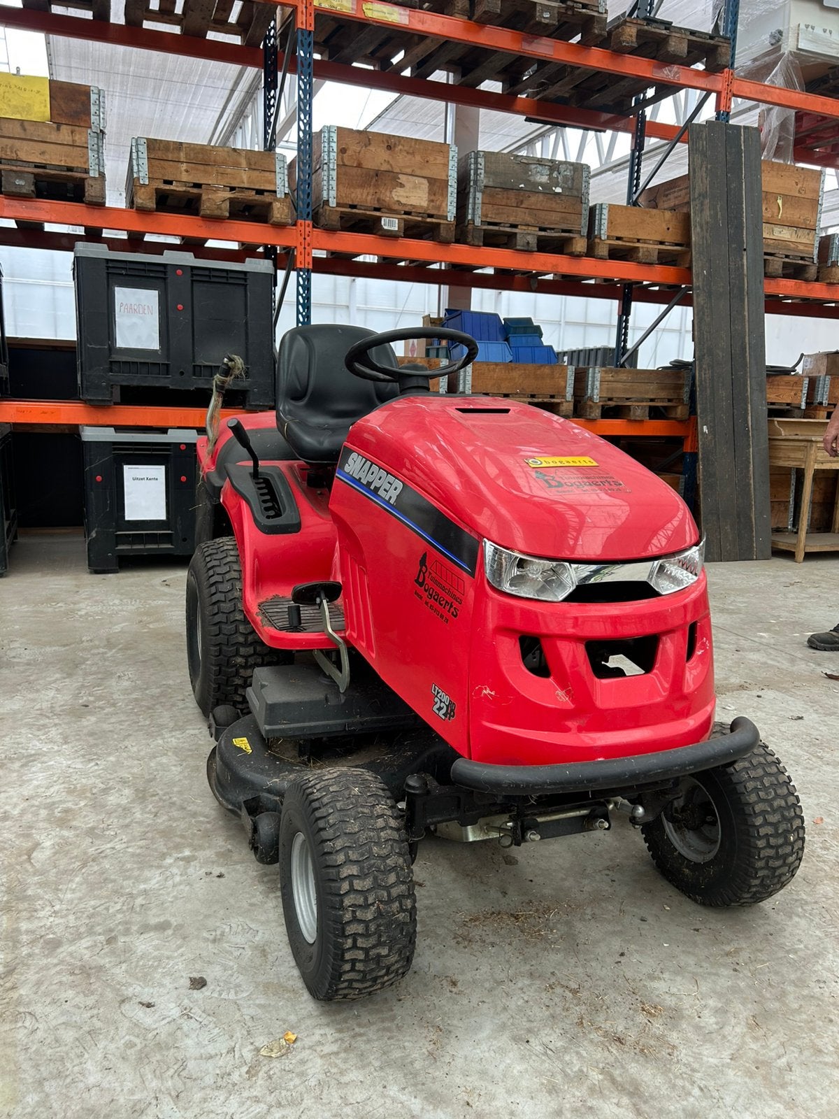 Snapper zitmaaier, Tuin en Terras, Zitmaaiers, Ophalen, Gebruikt, Elektrische starter, 90 tot 120 cm