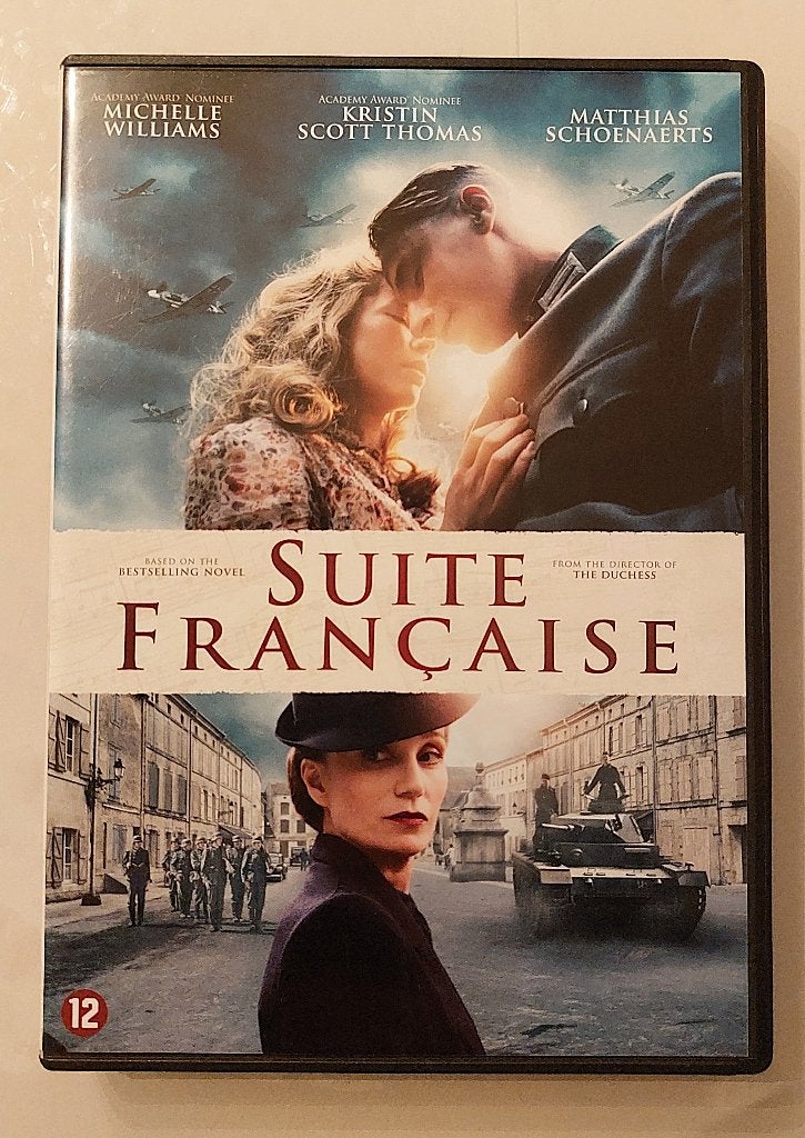 Suite Francaise (oorlogsfilm) met Matthias Schoenaerts, CD & DVD, DVD | Action, Enlèvement ou Envoi, Comme neuf, Guerre