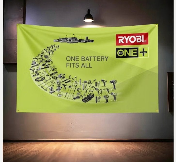 Grands drapeaux Ryobi (150 x 90 cm), Enlèvement ou Envoi, Neuf