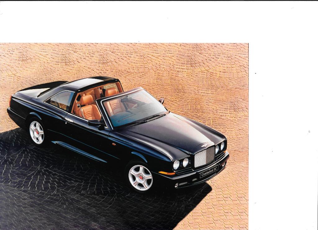 BENTLEY CONTINENTAL SC, Boeken, Auto's | Folders en Tijdschriften, Ophalen of Verzenden, Zo goed als nieuw, Overige merken