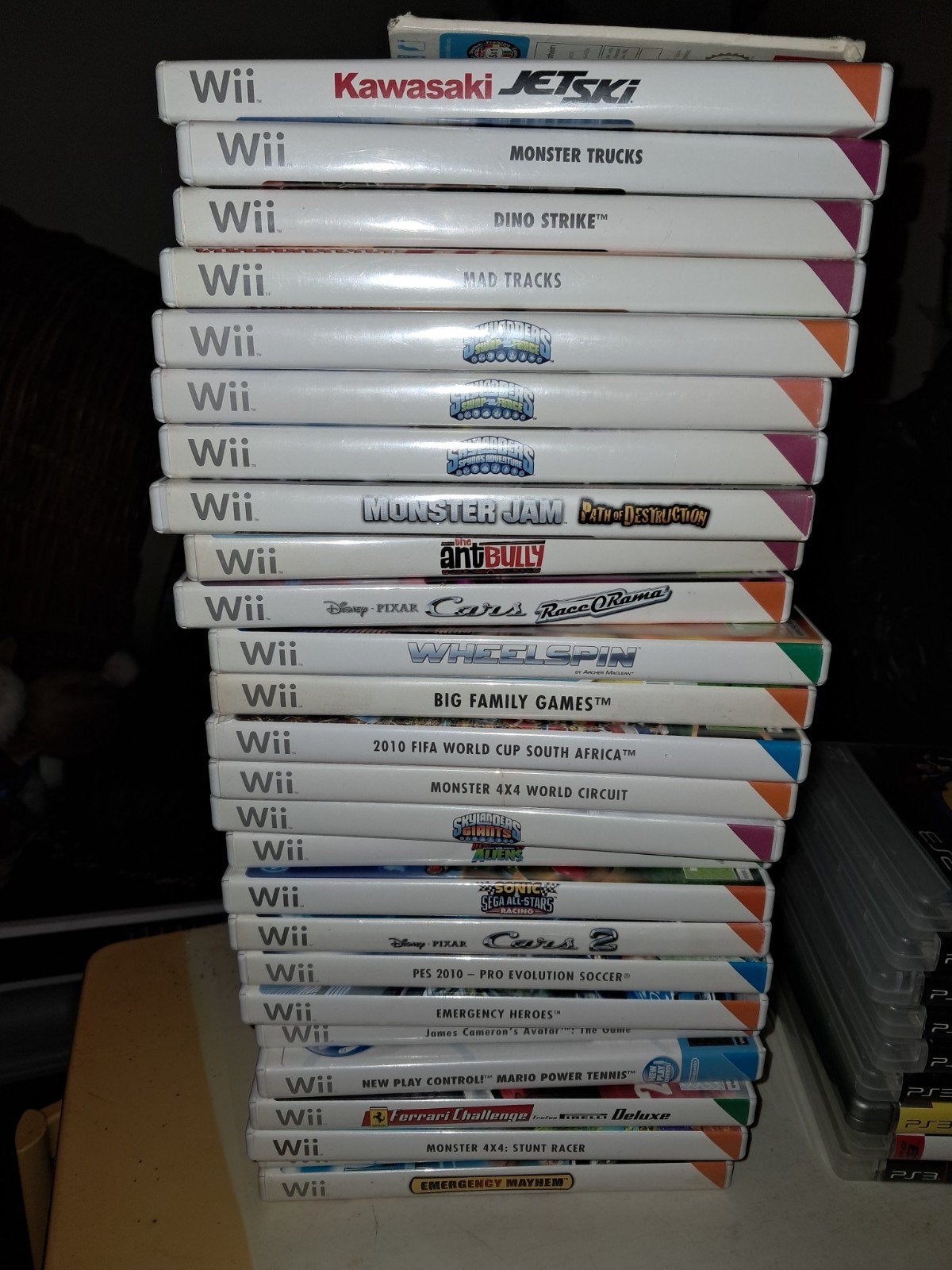 Spelletjes Wii te koop, Enlèvement