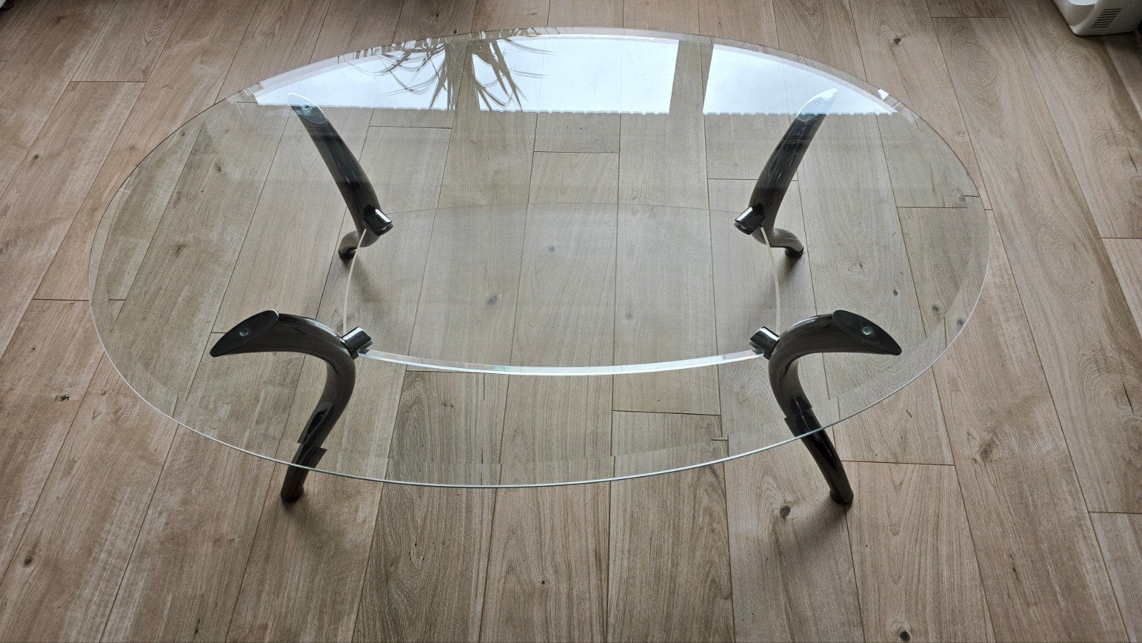 À vendre – Table basse en verre, Enlèvement, Verre, Moderne