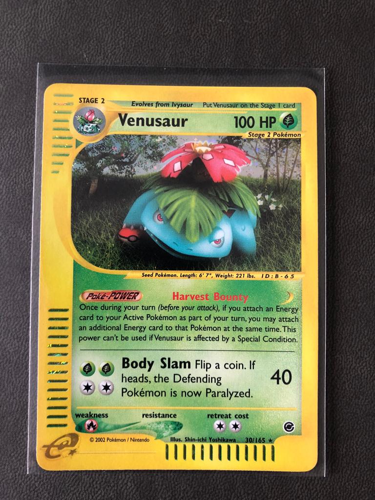Venusaur Holo - Expedition, Hobby en Vrije tijd, Verzamelkaartspellen | Pokémon, Ophalen of Verzenden, Nieuw, Losse kaart