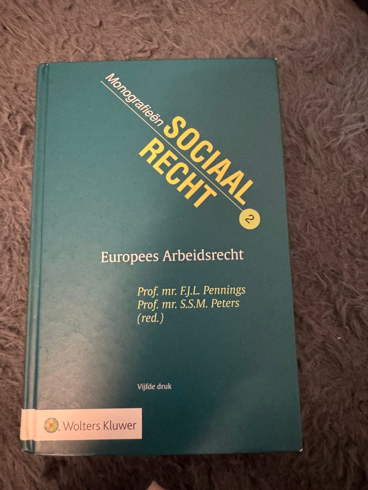 Europees Arbeidsrecht, Enlèvement ou Envoi, Comme neuf, Enseignement supérieur