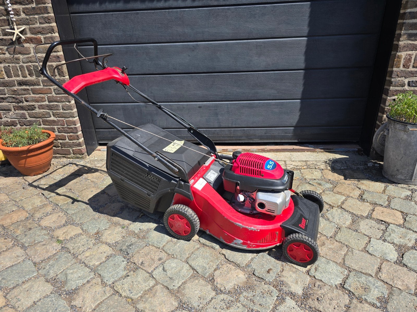 Raser professionele benzine grasmaaier 50 cm – Zelfrijdend, Tuin en Terras, Ophalen, 50 cm of meer