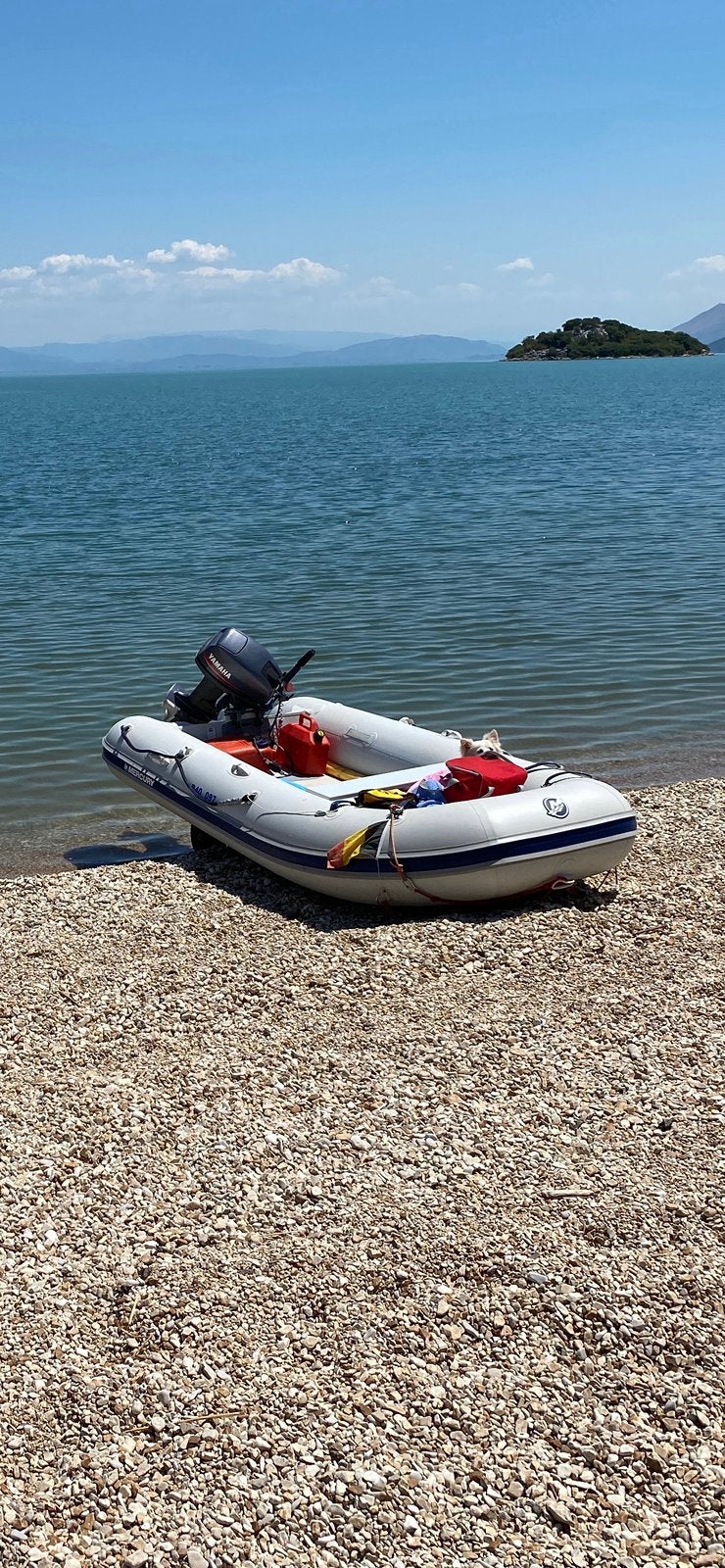 3,2 m pneumatisch en Yamaha 15 pk 2-takt, Watersport en Boten, Ophalen, Gebruikt, 15 pk, Inclusief motor