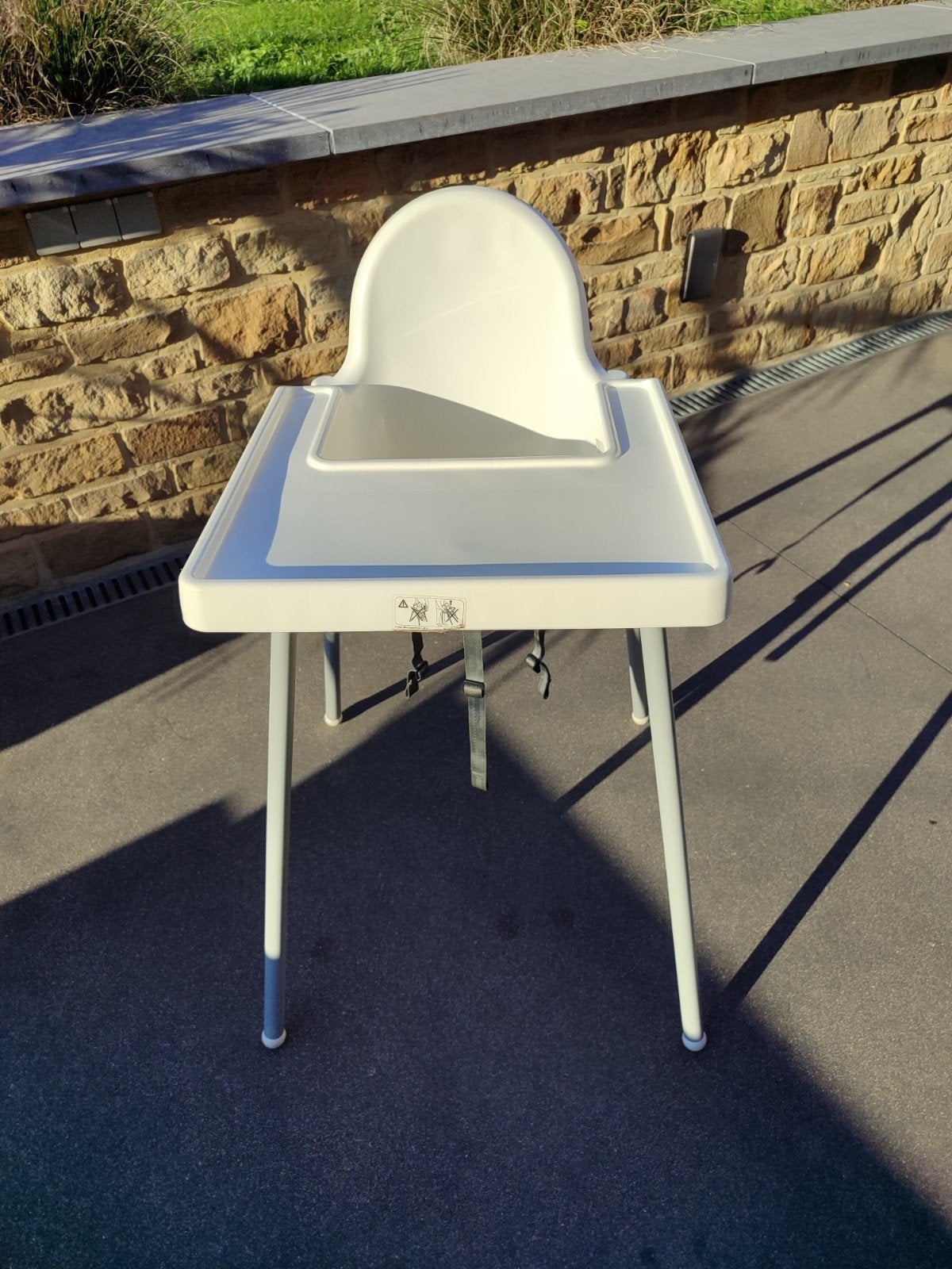 Chaise haute + tablette, Enlèvement, Utilisé, Chaise de table, Plateau amovible