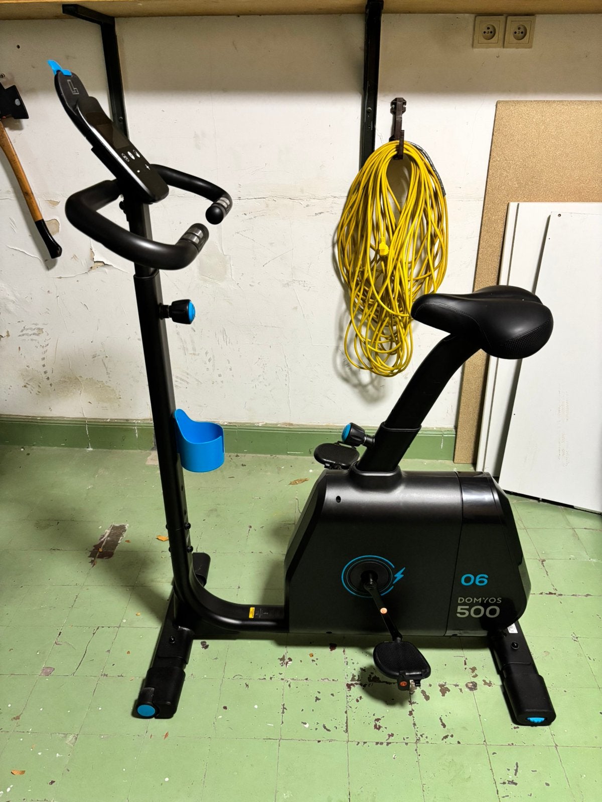 Hometrainer fitnessfiets Domyos, Sport en Fitness, Ophalen, Zo goed als nieuw, Hometrainer