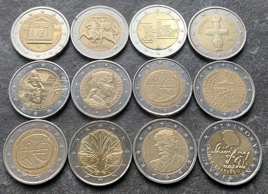 Setje 2 euro munten (ook los te koop), Postzegels en Munten, Munten | Europa | Euromunten, Setje, 2 euro, België, Ophalen of Verzenden