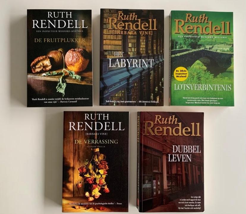 5 x Ruth Rendell, in nieuwe staat, Ophalen of Verzenden, Zo goed als nieuw