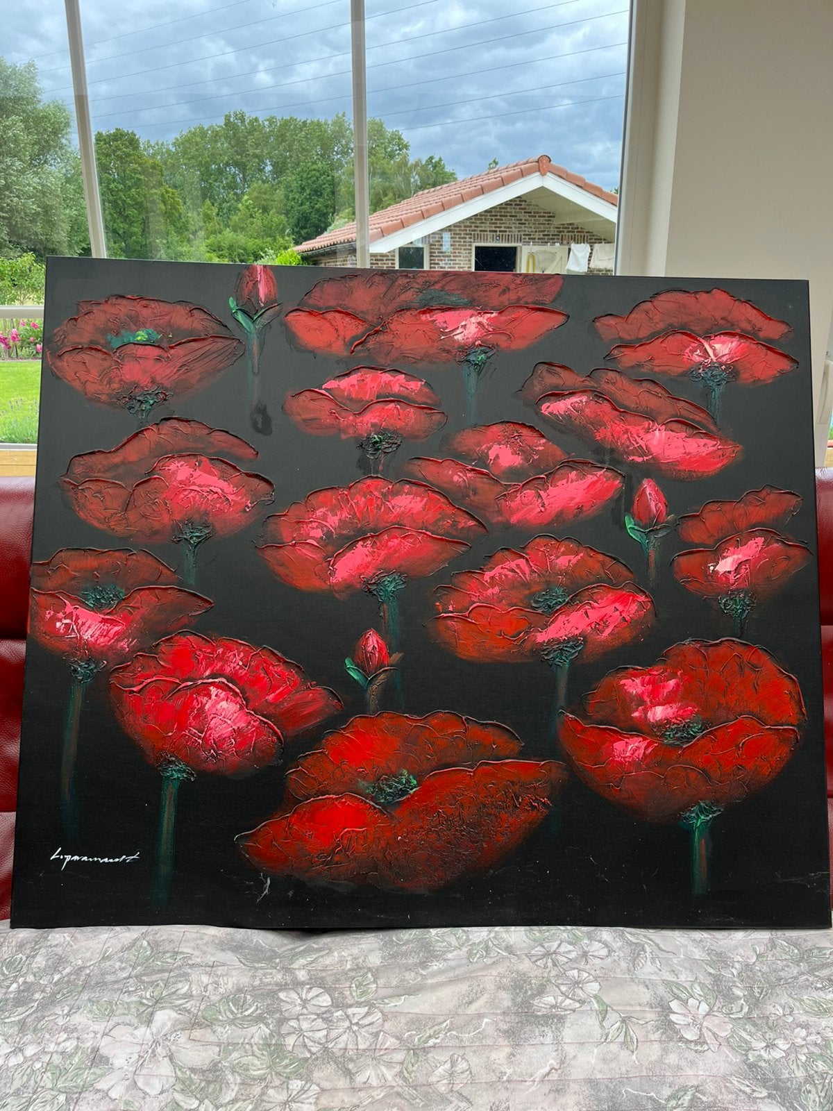 Peindre des coquelicots, Enlèvement
