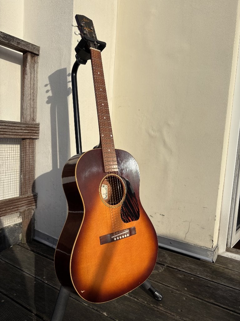 Atkin LG 47 “reserve”, Enlèvement ou Envoi, Utilisé, Guitare Western ou Guitare Folk, Avec valise