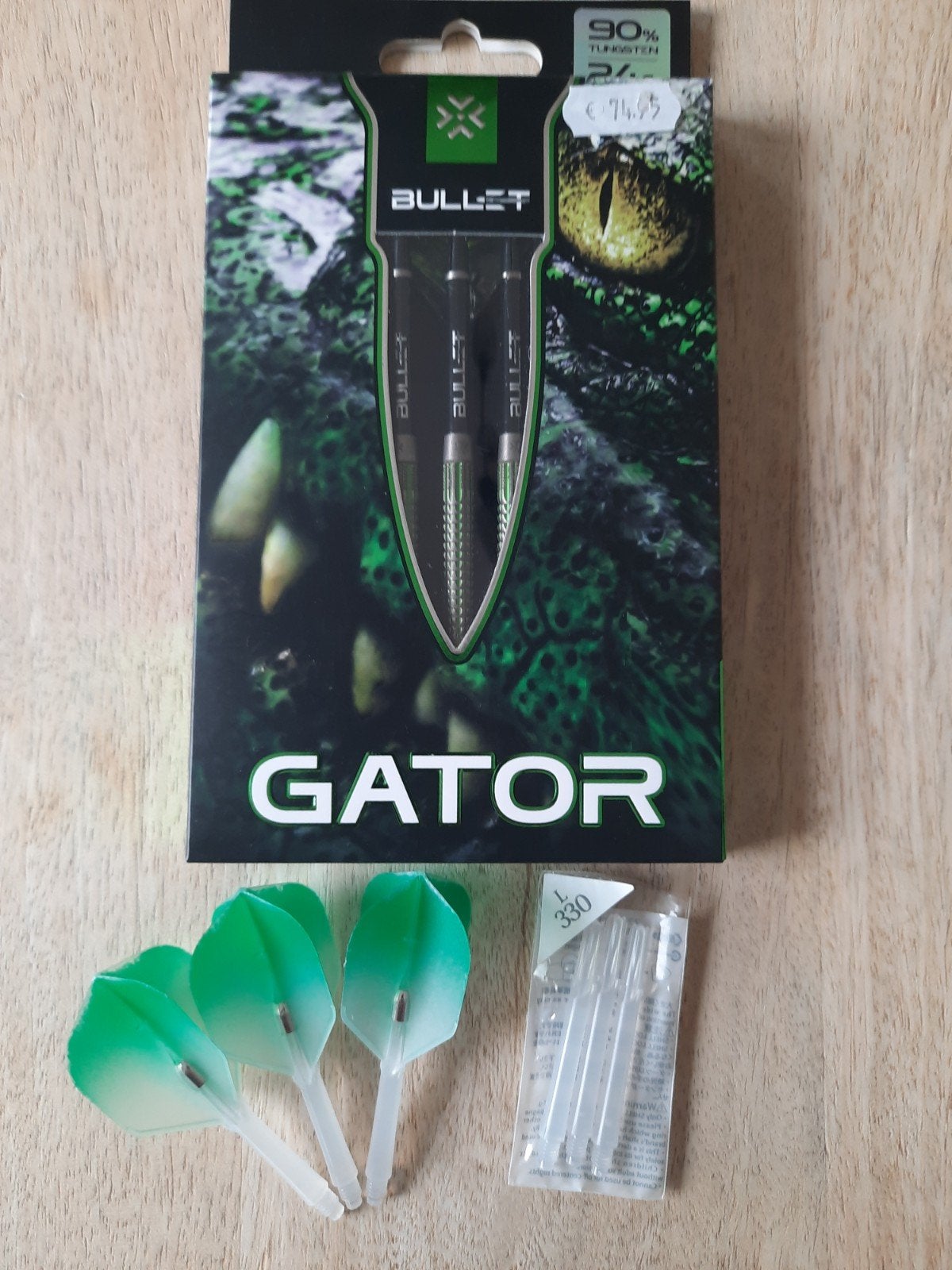 Bullet Gator 24g - 90%, Enlèvement ou Envoi, Utilisé, Fléchettes