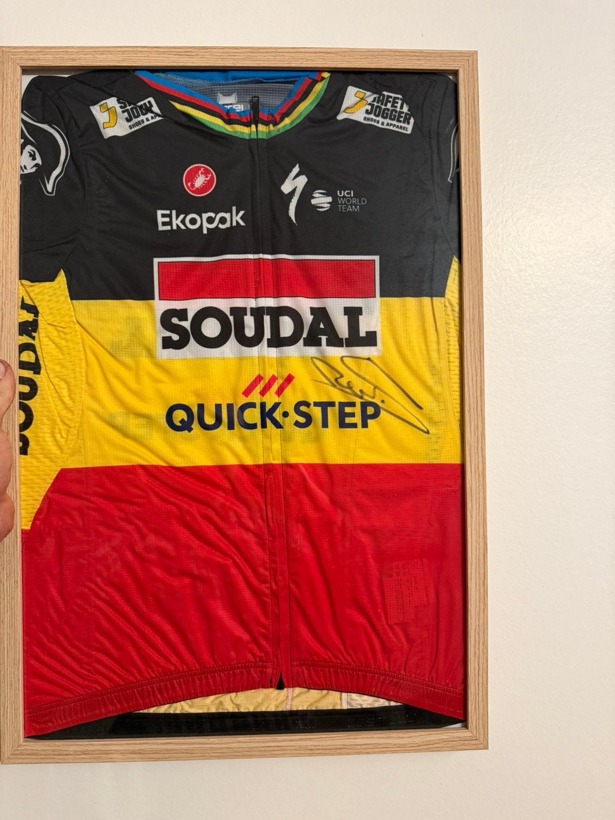 Gesigneerd truitje met kader van Remco, Ophalen, Nieuw