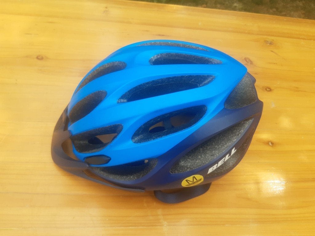 fietshelm, Fietsen en Brommers, Fietsaccessoires | Fietshelmen, Gebruikt, M, Jongen of Meisje, Ophalen