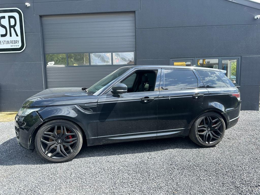 RANGE ROVER SPORT SCHADEWAGEN, Auto's, Land Rover, Automaat, Euro 6, 2993 cc, Zwart
