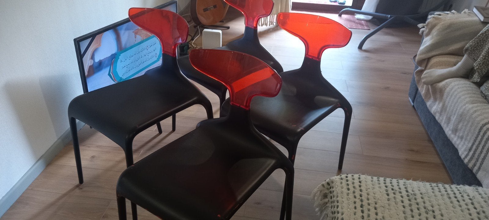 4 Chaises Italien Design, Enlèvement ou Envoi