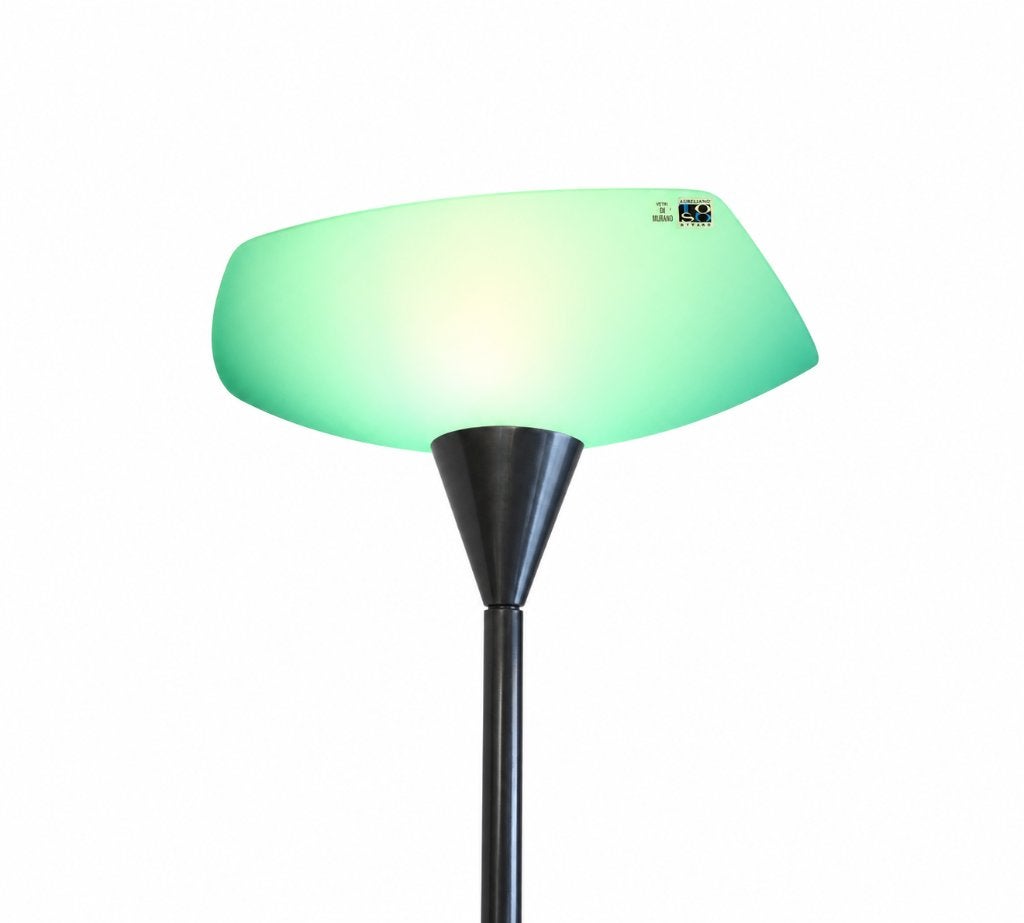 Aureliano Toso Murano Vetri design vloerlamp - Vintage lamp, Ophalen, Lamp, Glas