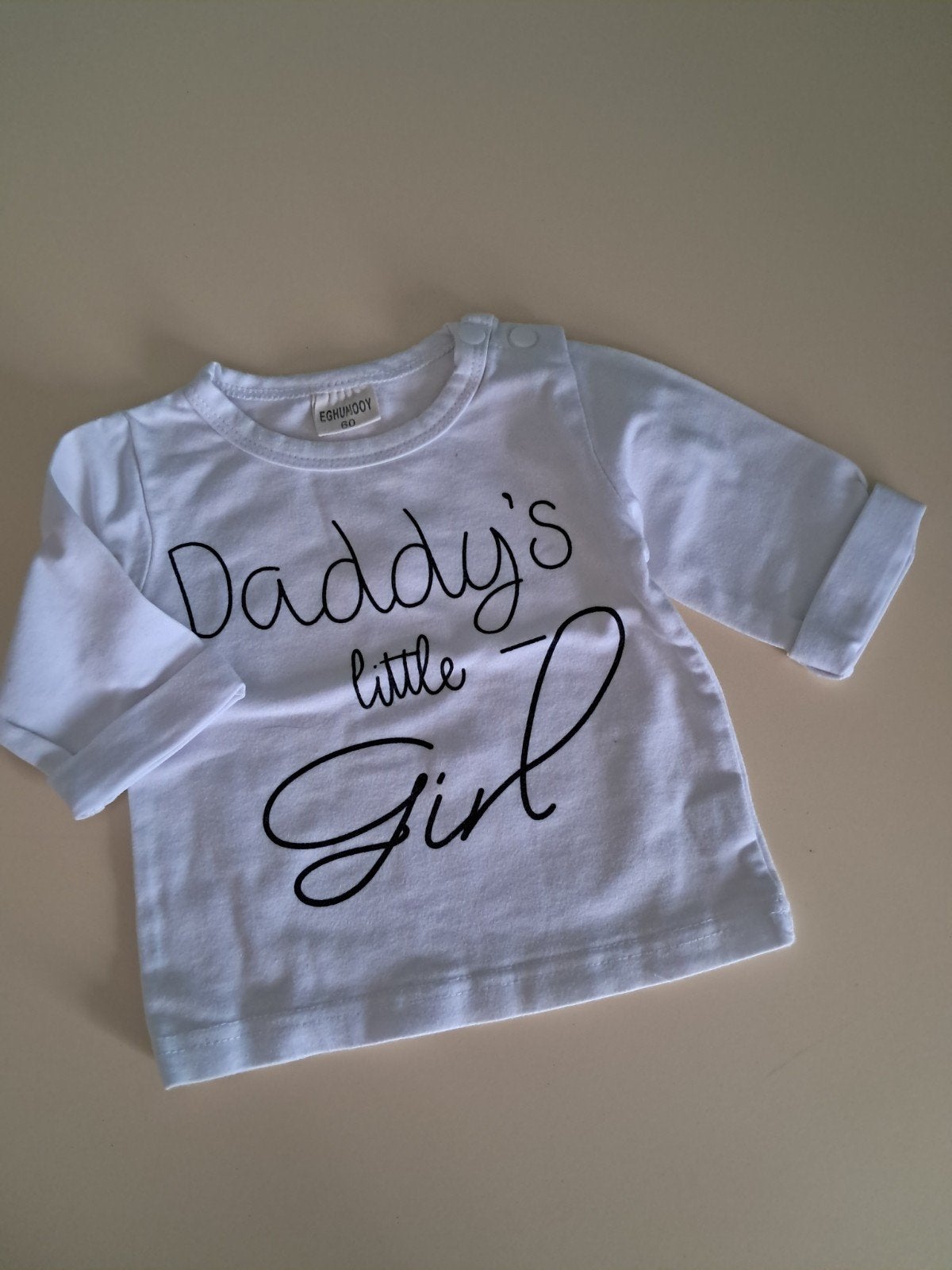 Tshirt met lange mouw maat 60, Kinderen en Baby's, Babykleding | Maat 62, Ophalen of Verzenden, Zo goed als nieuw