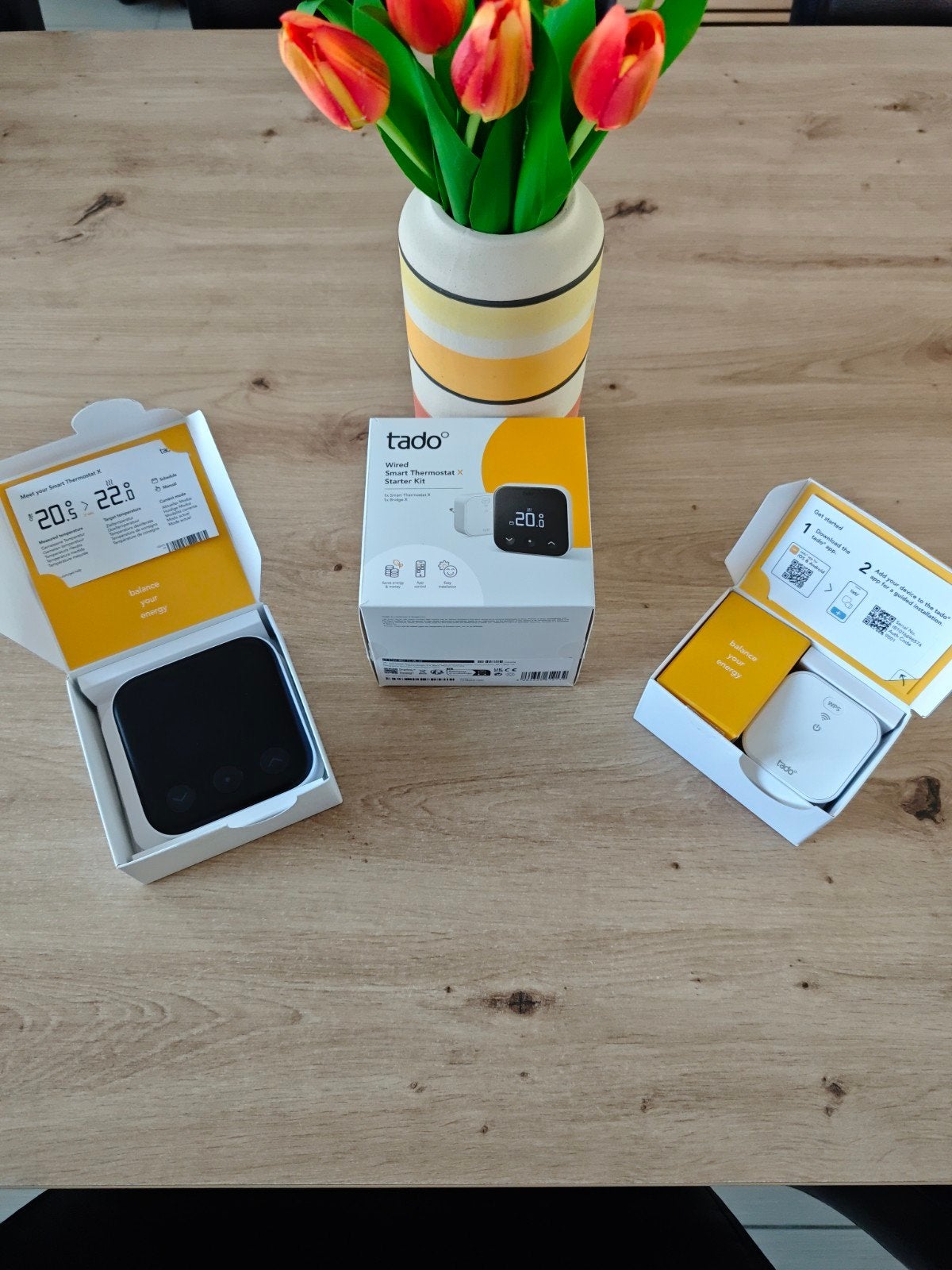 Tado X starter kit, Bricolage & Construction, Enlèvement, Thermostat intelligent, Comme neuf