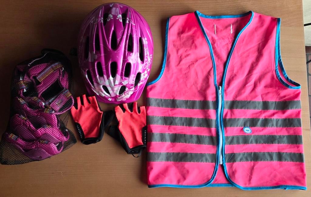 Ensemble Protection Vélo pour Enfant +/-6 à 10 ans, Enlèvement