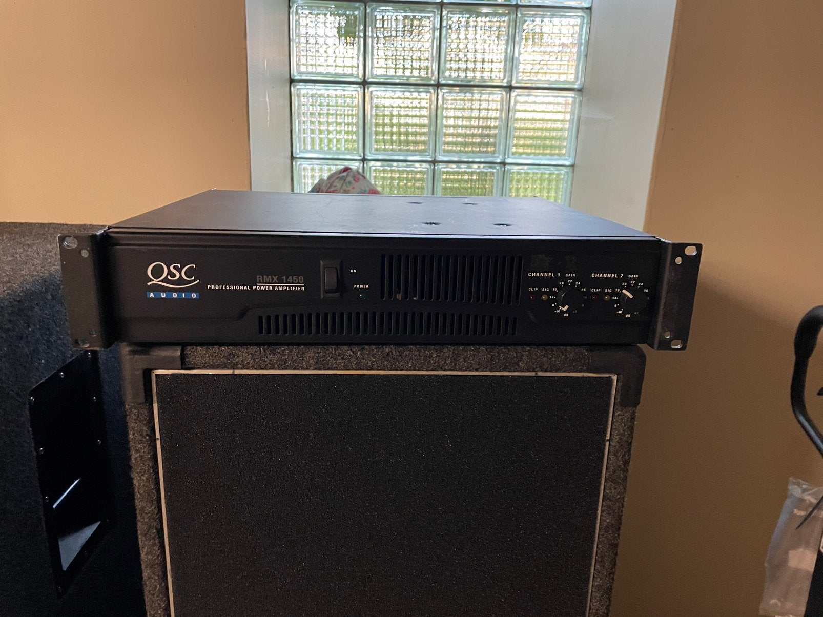 Qsc versterker rmx1450, Ophalen, Zo goed als nieuw