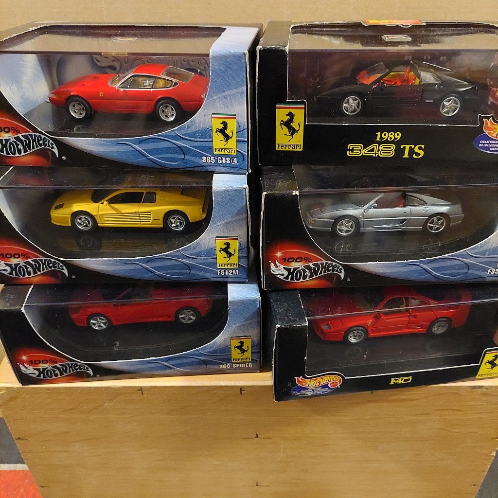 LOT 1/43 HOT WHEELS FERRARI, Ophalen of Verzenden, Zo goed als nieuw, Auto, Overige merken