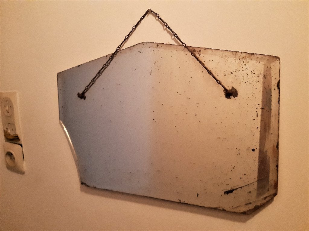 vintage retro , jaren '30 spiegel., Huis en Inrichting, Ophalen, Gebruikt