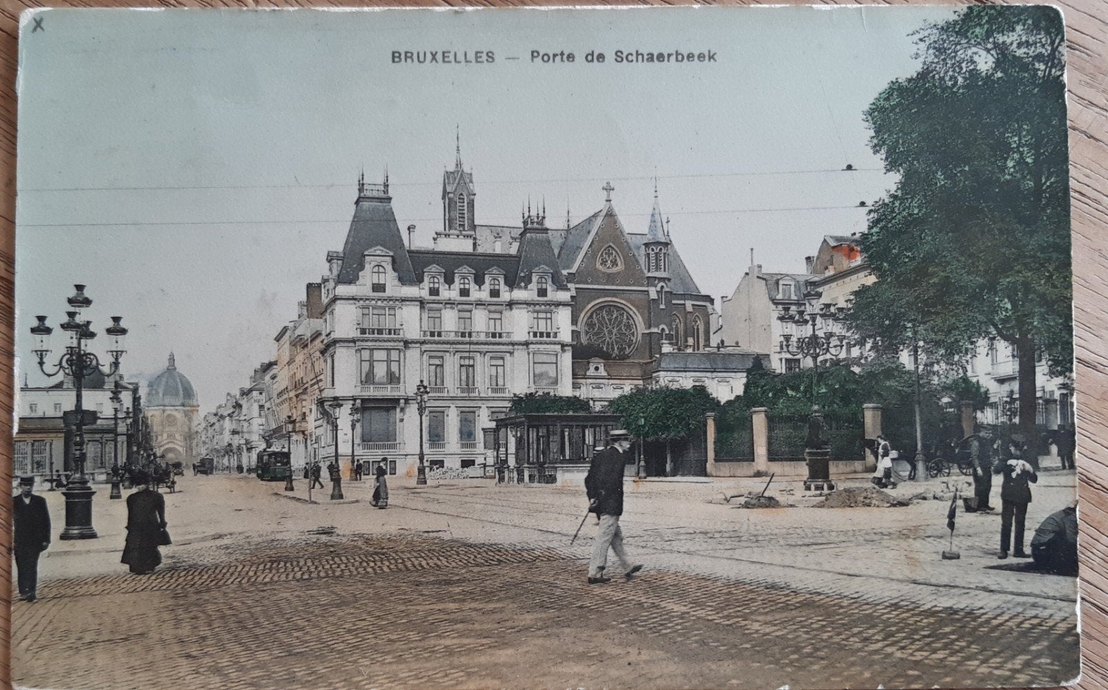 Bruxelles BRUSSEL PORTE DE SCHAERBEEK 1907, Ophalen of Verzenden