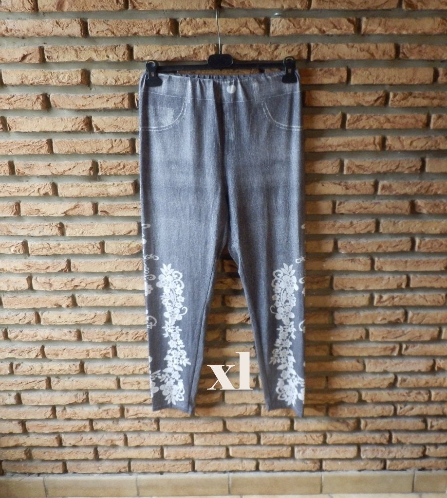 (55)- pantalon femme t.42 gris - emery rose -, Maat 42/44 (L), Emery rose, Ophalen of Verzenden, Zo goed als nieuw