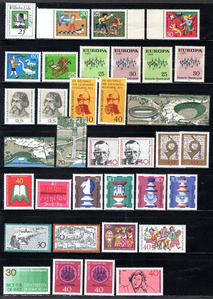 DUITSLAND Lot 1972 MNH, Verzenden, BRD, Postfris