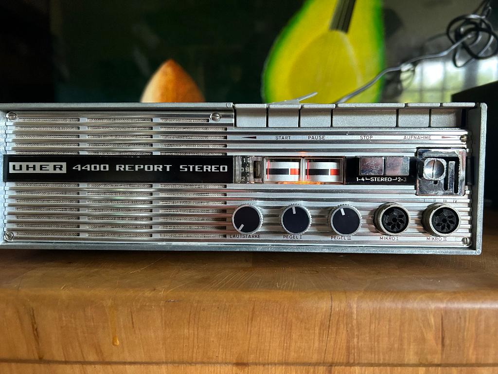 UHER 4400 REPORT STEREO, Enlèvement, Magnétophone