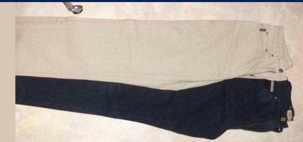 beige nieuwe dames jeans across maat 32 (30/40/38) en blauwe, Kleding | Dames, Ophalen of Verzenden, Nieuw, Maat 38/40 (M), Beige
