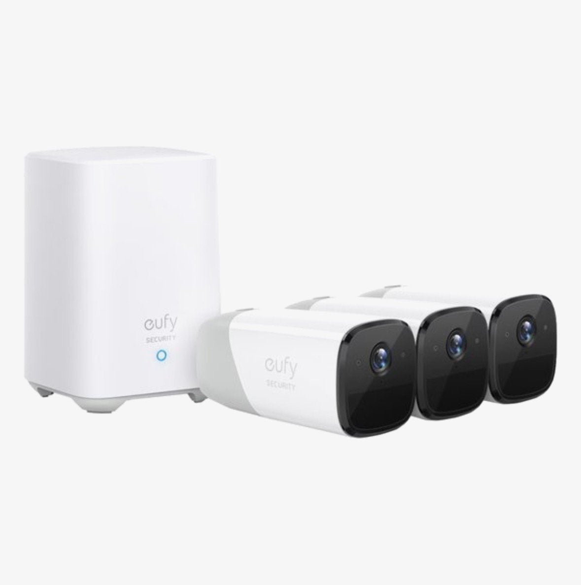 Eufy set, 5 camera's, homebase 2, deurbel, magneetsensoren, Enlèvement, Utilisé