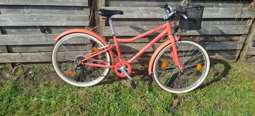 24 inch meisjesfiets Decathlon Riverside, Fietsen en Brommers, Ophalen, Zo goed als nieuw, Velgrem, 24 inch