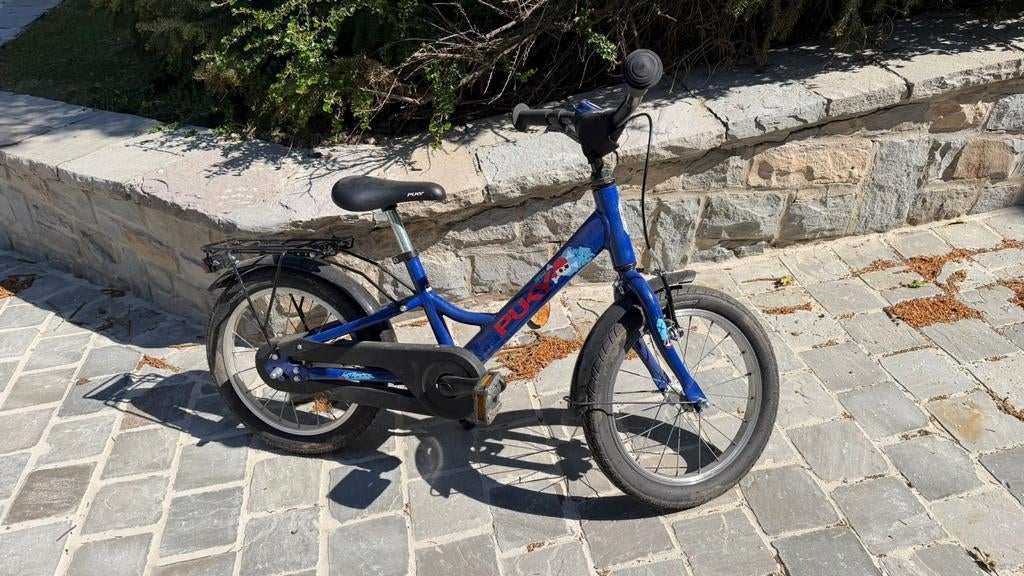 PUKY kinderfiets blauw, Fietsen en Brommers, Ophalen