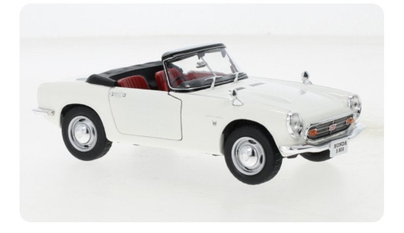 Honda S800 1/24 Whitebox, Enlèvement ou Envoi, Comme neuf