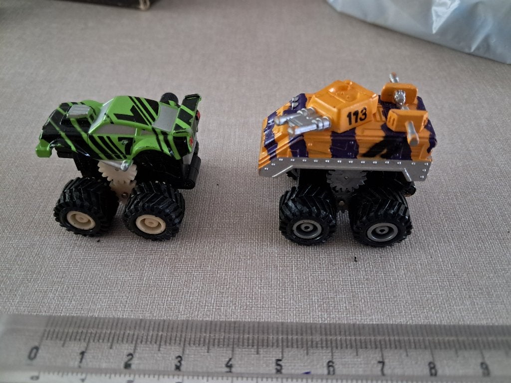 2 auto's Micromachines Galoob Crankers, Ophalen of Verzenden, Gebruikt