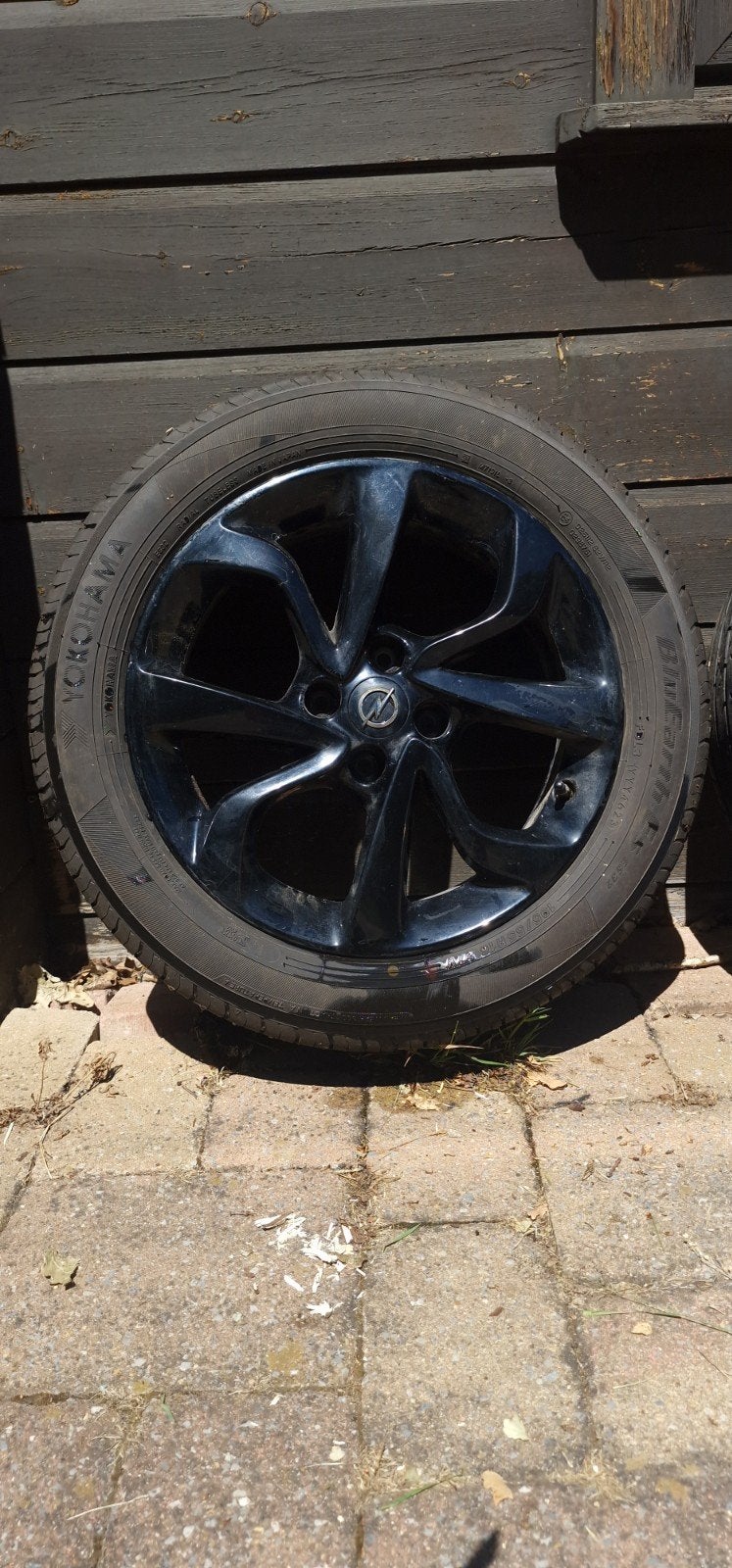 4 jantes opel corsa noir 16 pouces, Auto-onderdelen, Banden en Velgen, Ophalen, 16 inch, Band(en)