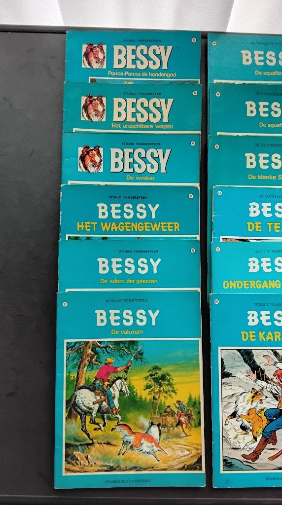 Bessy, Boeken, Stripverhalen, Gelezen, Willy vandersteen, Ophalen of Verzenden, Meerdere stripboeken