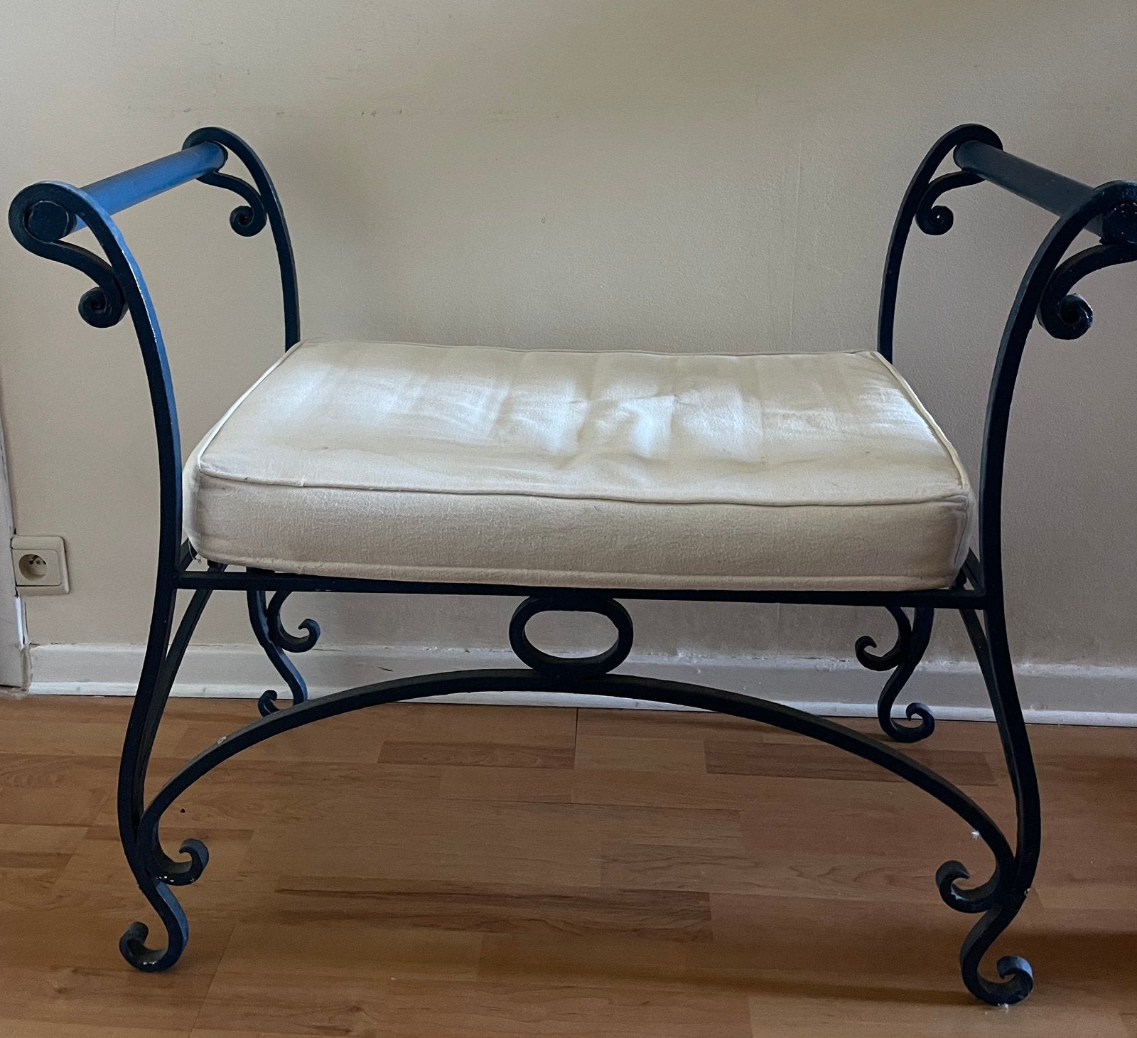 Petit Divan - banc de jardin en fer forgé., Enlèvement, Comme neuf