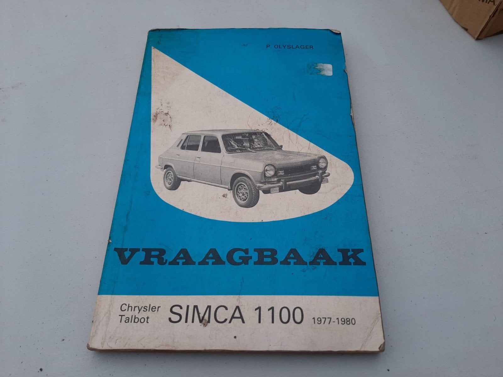 Vraagbaak voor de Chrysler Talbot SIMCA 1100, Ophalen of Verzenden