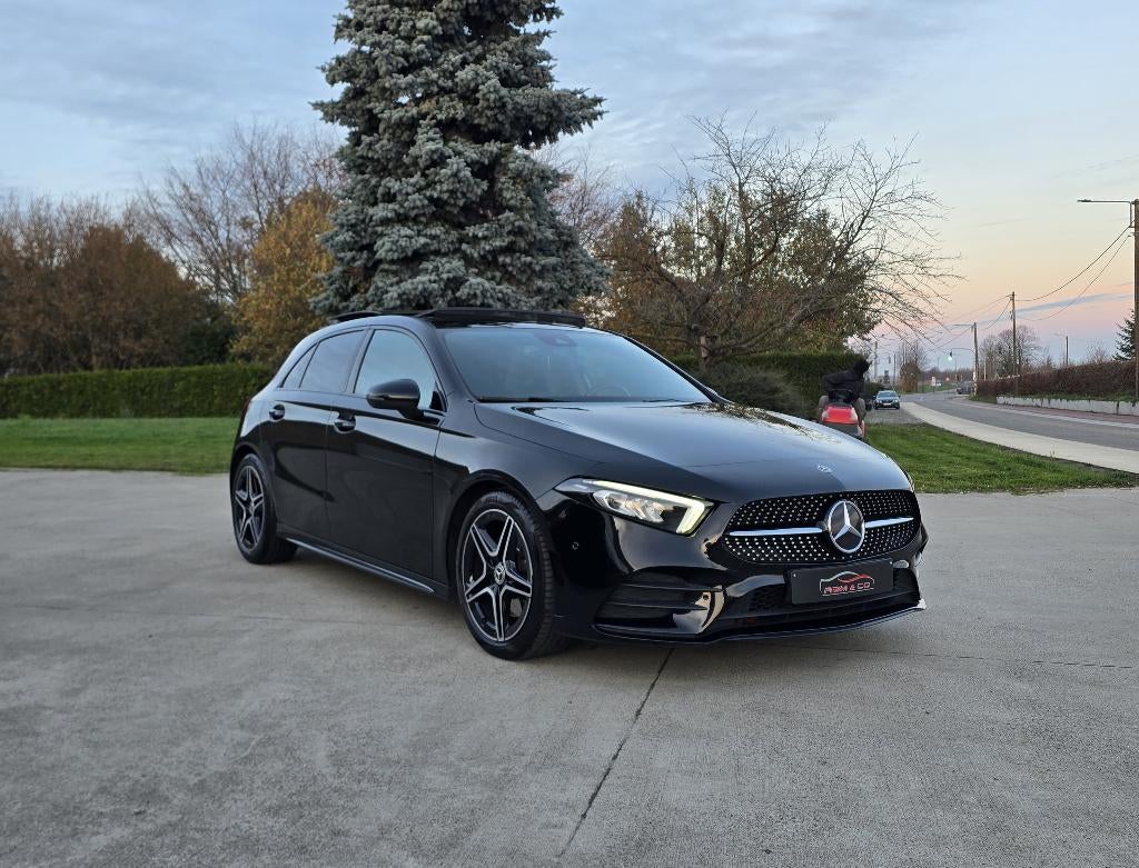 MB Classe A 220 Ess. ** Pack AMG - Toit Pano ** Garantie 12M, Achat, 139 g/km, Euro 6, Entreprise