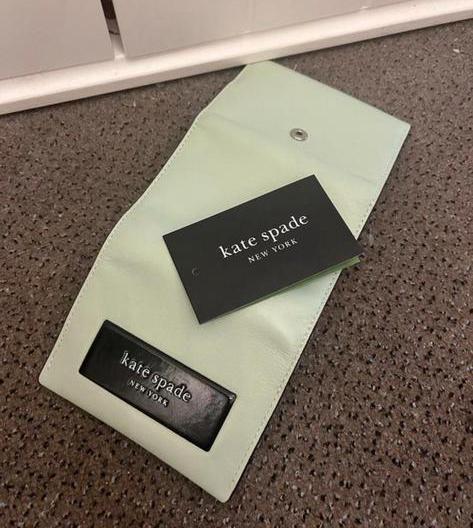 Kate spade portemonee pistache ice NIEUW, Nieuw, Leder, Groen, Ophalen